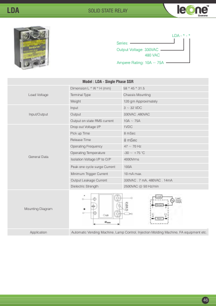 LDA-330VAC-10A