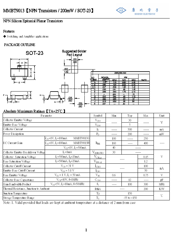 MMBT9013H