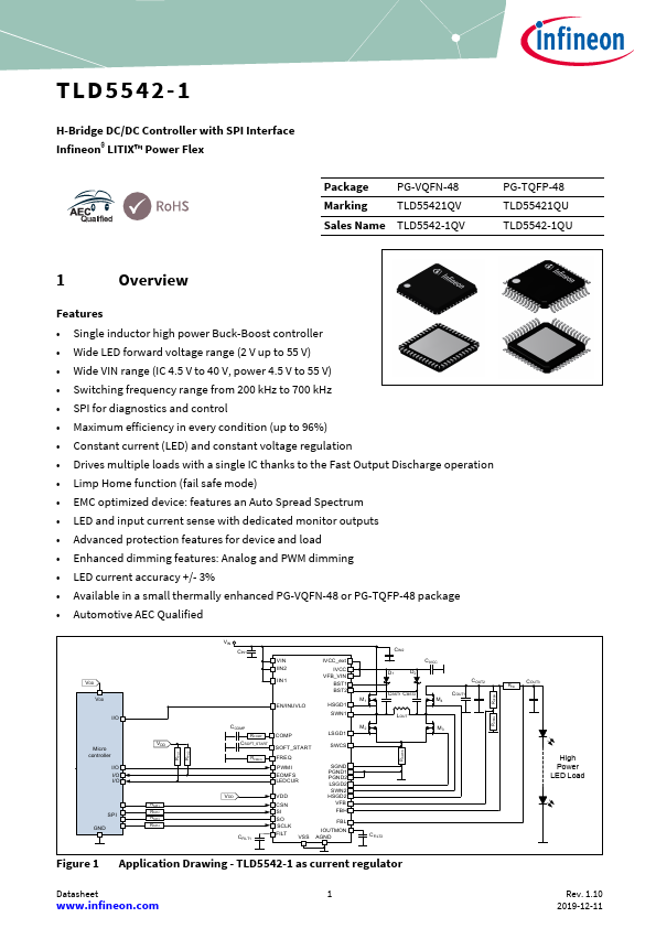 TLD5542-1 Datasheet Preview