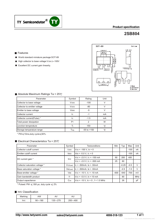 2SB804