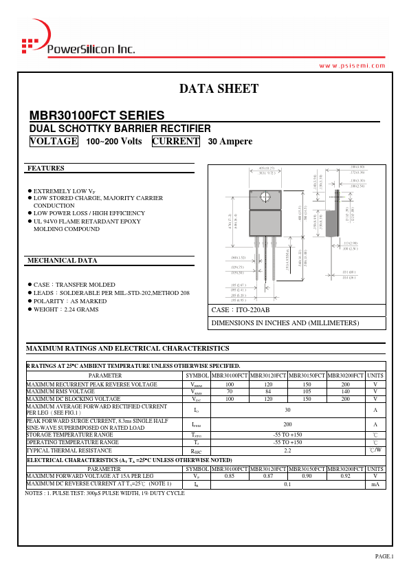 MBR30120FCT