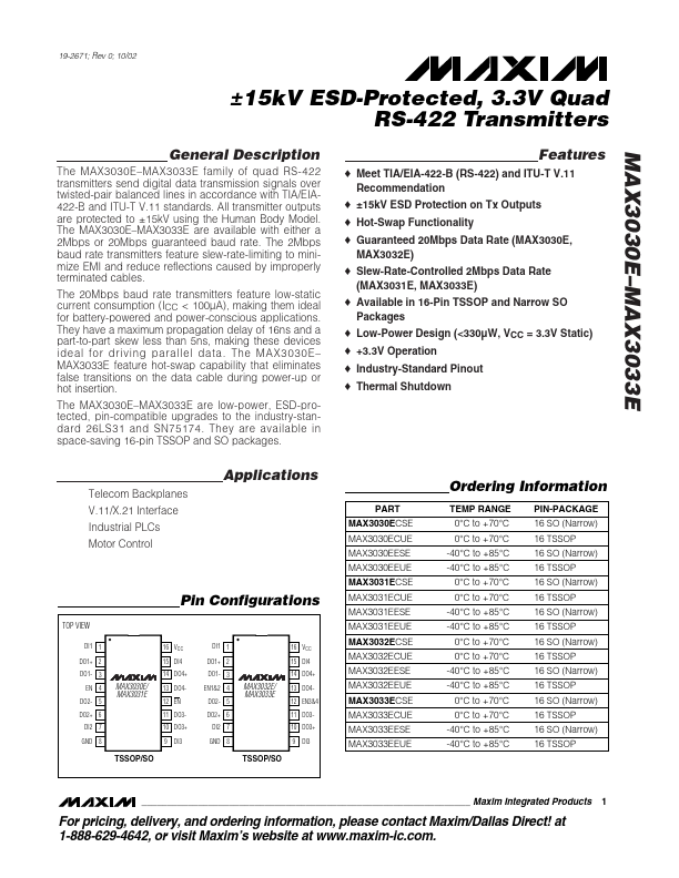 MAX3033E