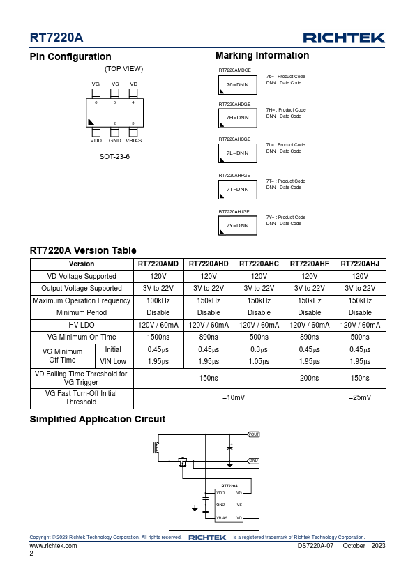 RT7220A