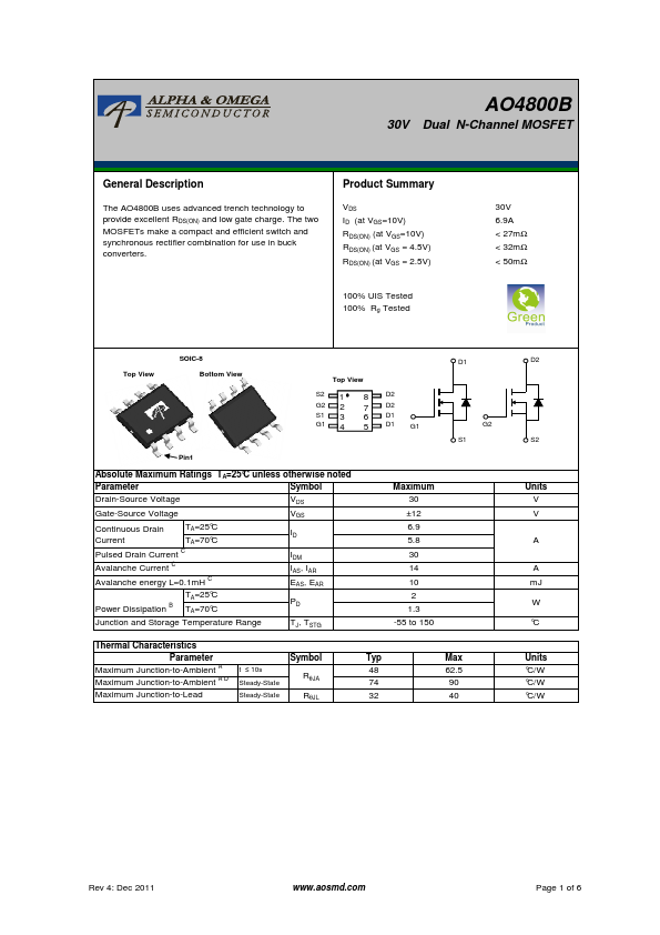 AO4800BL