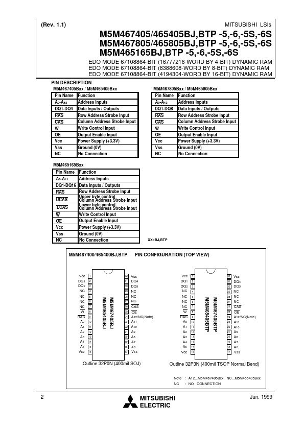 M5M465805BJ-6S