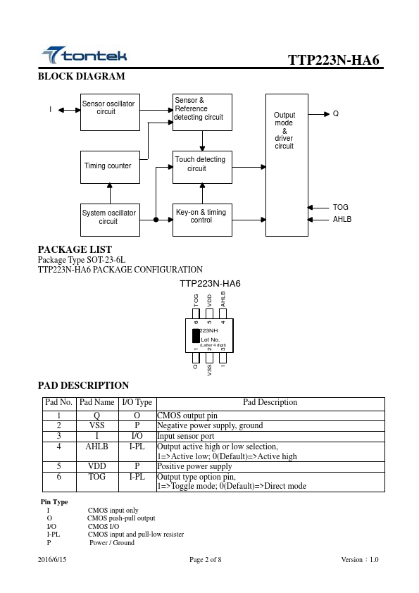 TTP223N-HA6