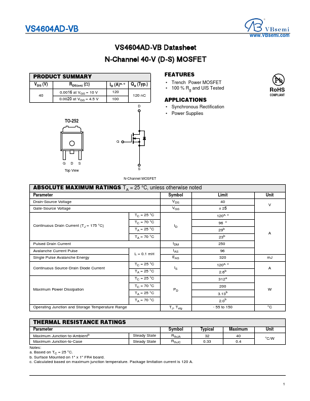 VS4604AD Datasheet Preview