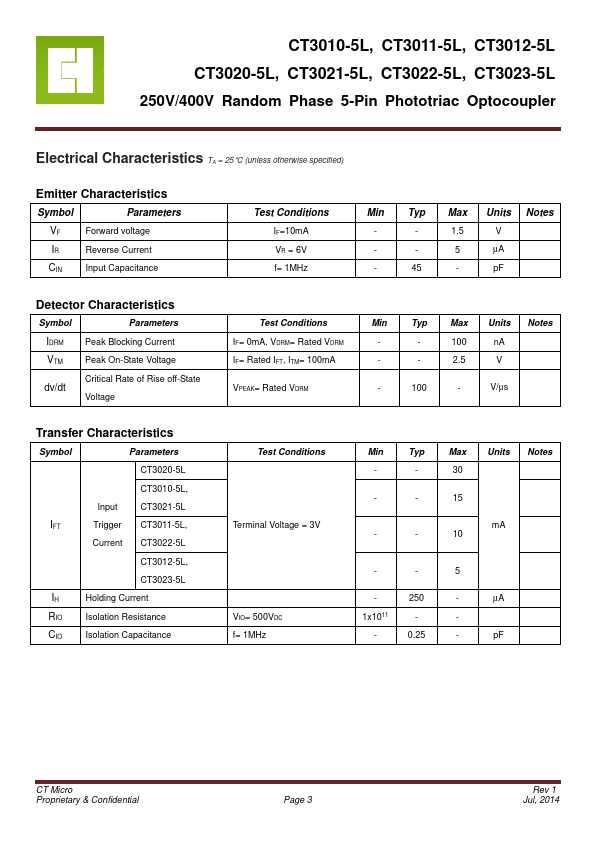 CT3012-5L