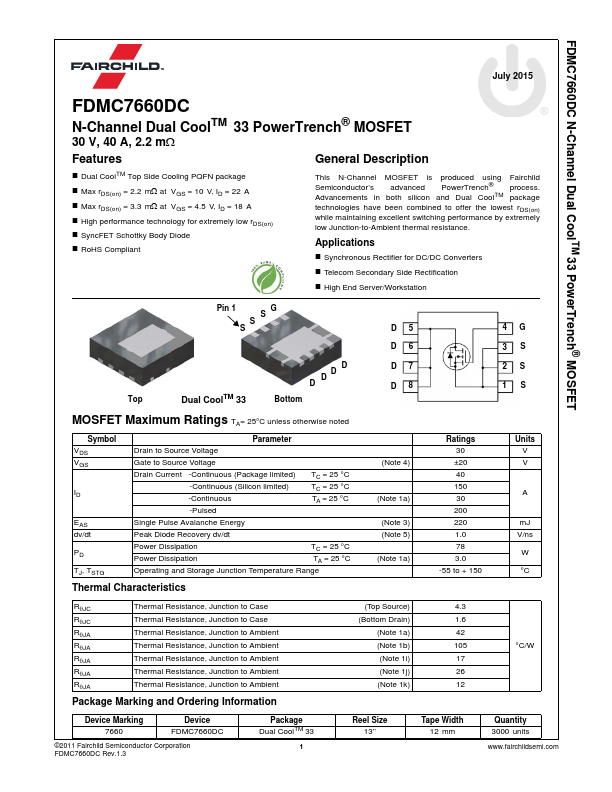 FDMC7660DC