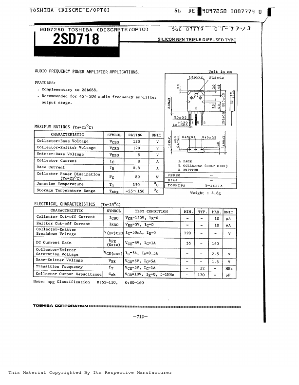 2SD718