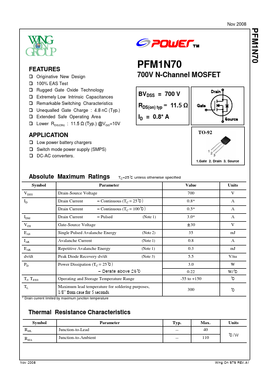 PFM1N70