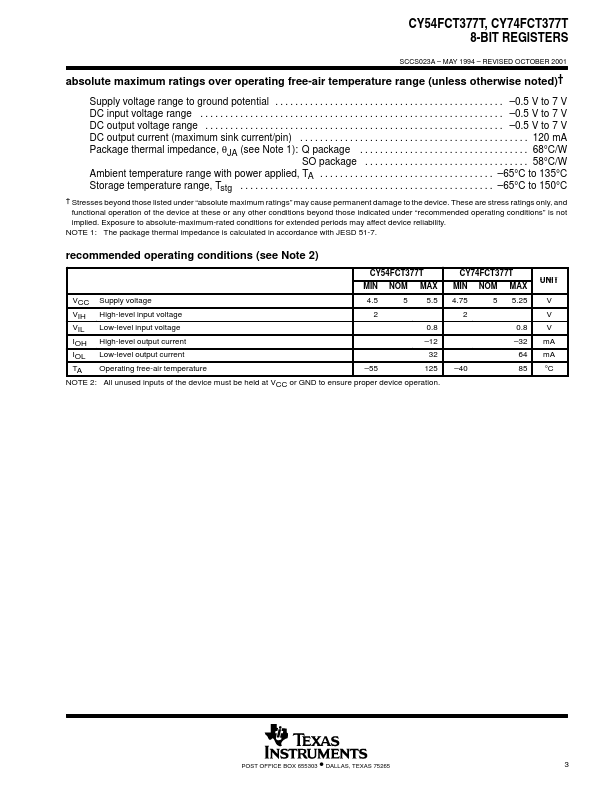 CY74FCT377T