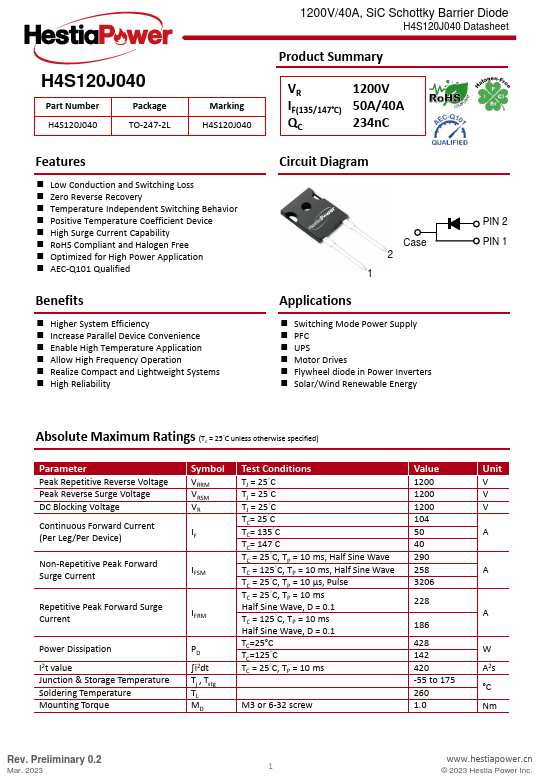 H4S120J040 Datasheet Preview