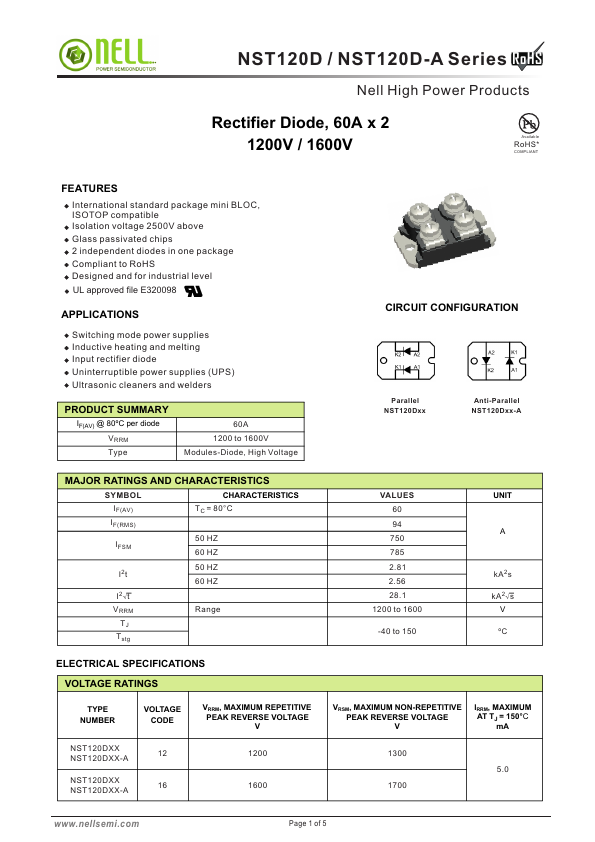 NST120D-A Datasheet Preview