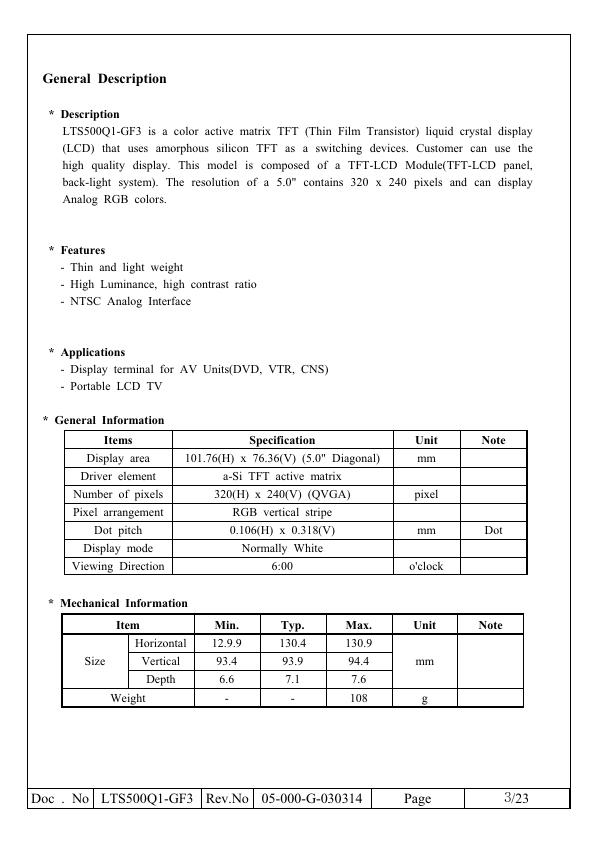 LTS500Q1-GF3