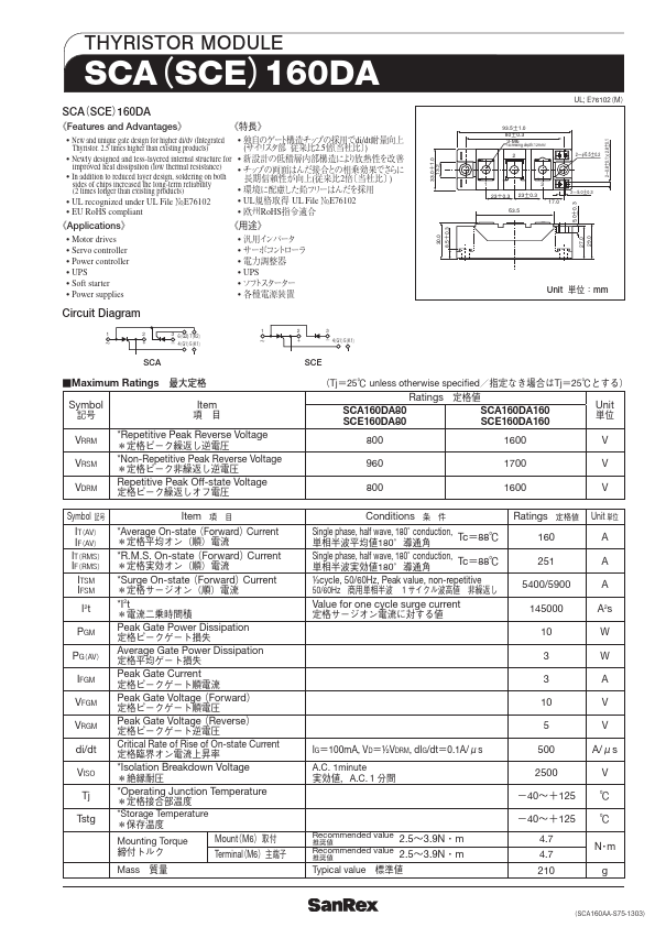 SCE160DA80