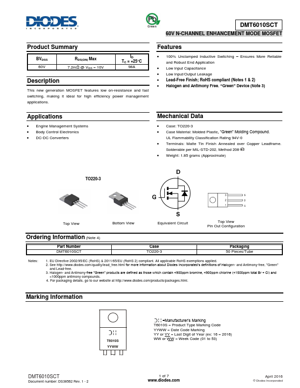 DMT6010SCT