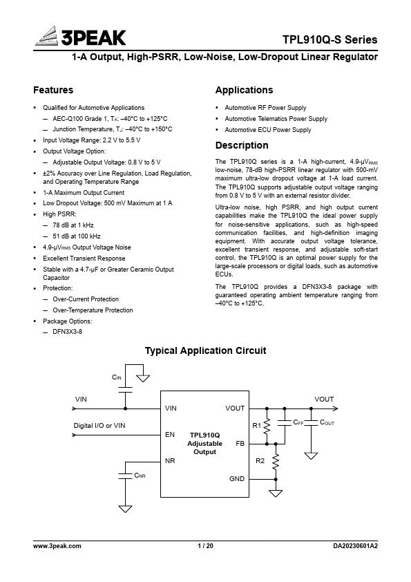 TPL910Q Datasheet Preview