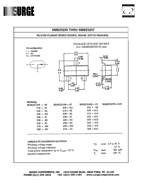 SMBZ5256B