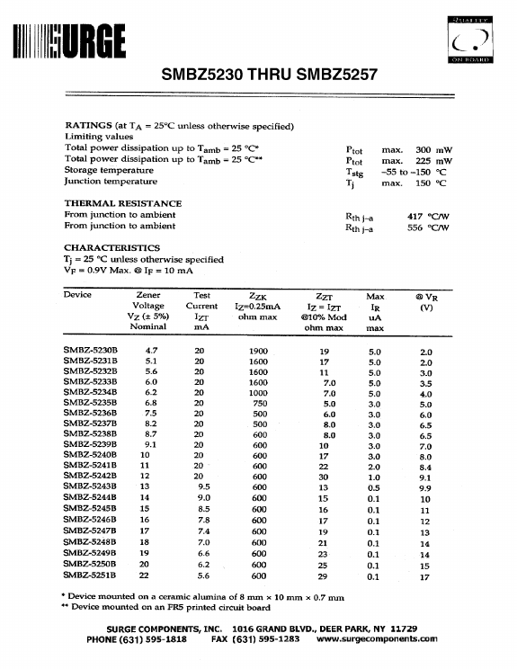 SMBZ5256B