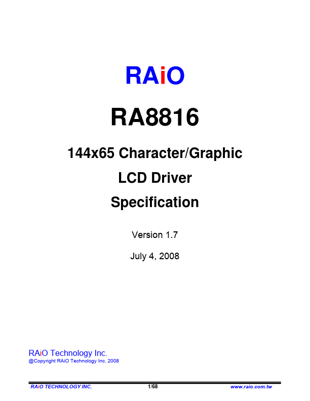 RA8816