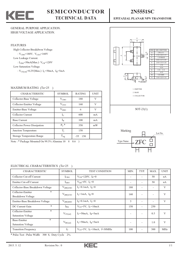 2N5551SC