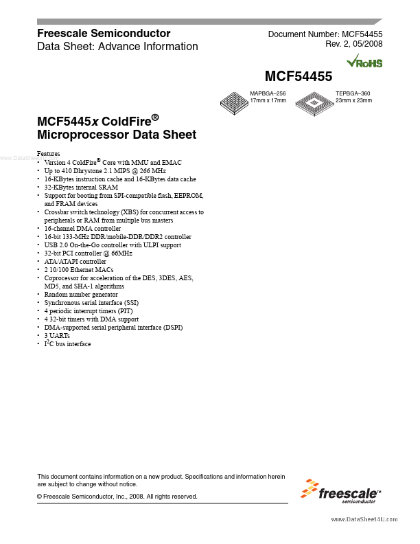 MCF54450