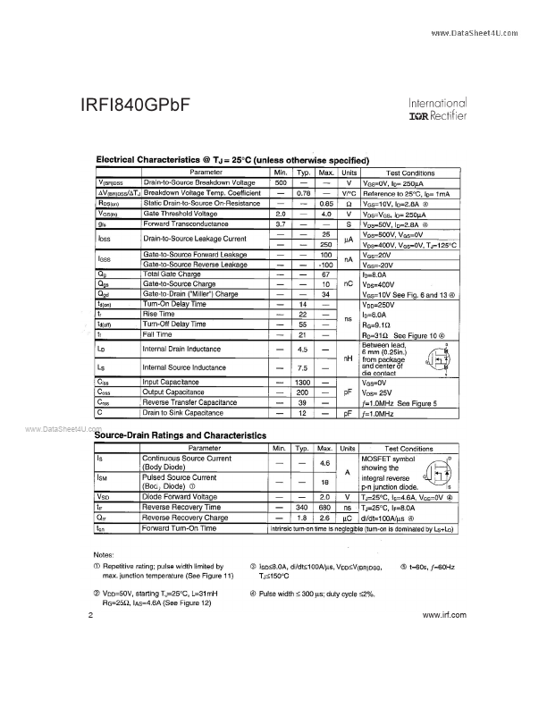 IRFI840GPBF