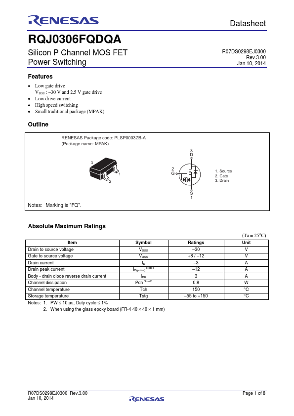 RQJ0306FQDQA