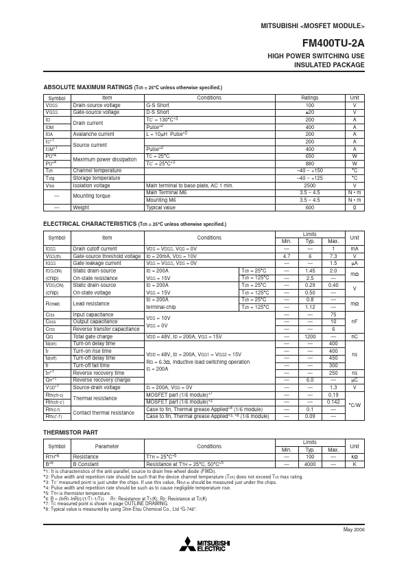 FM400TU-2A