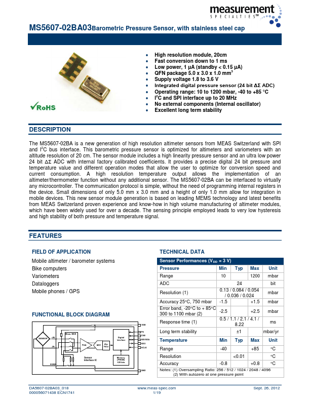 MS5607-02BA03