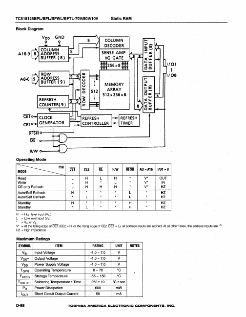 TC518128BFTL-10V