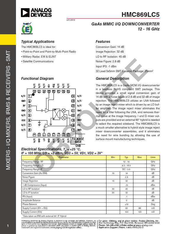 HMC869LC5