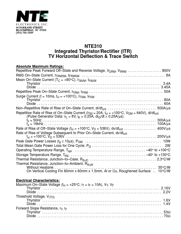 NTE310