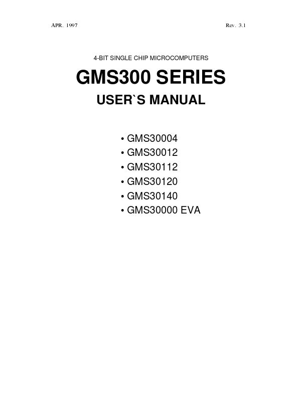 GMS30000EVA