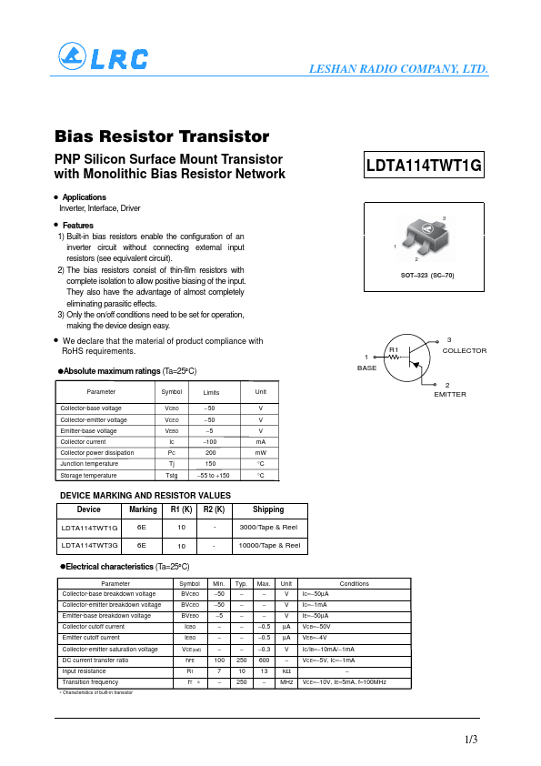 LDTA114TWT3G