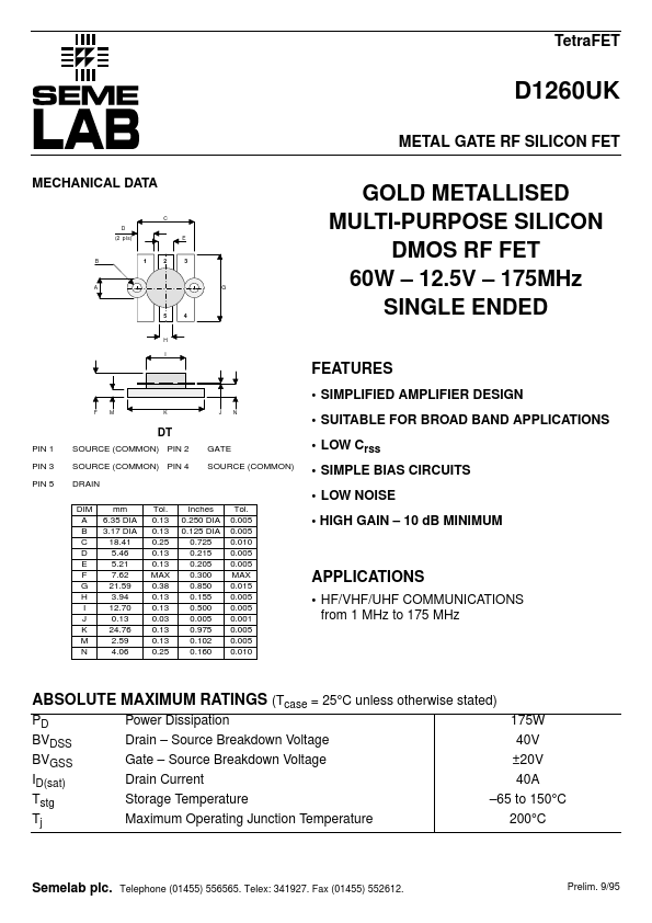 D1260UK