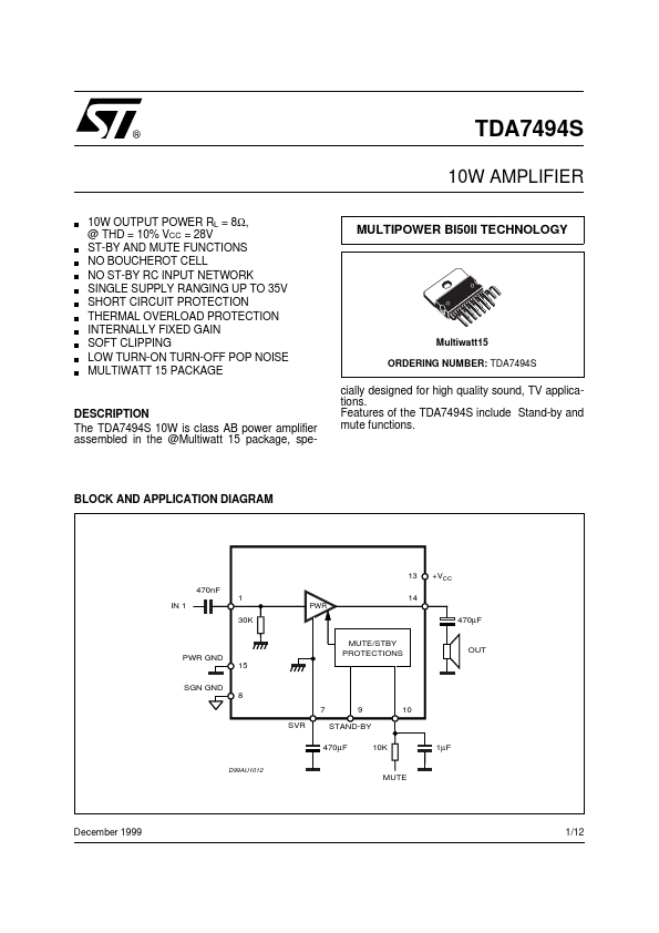 TDA7494S