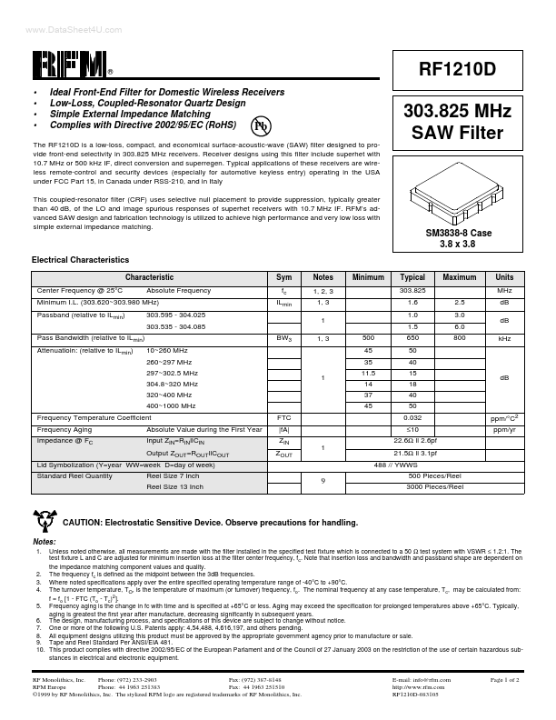 RF1210D