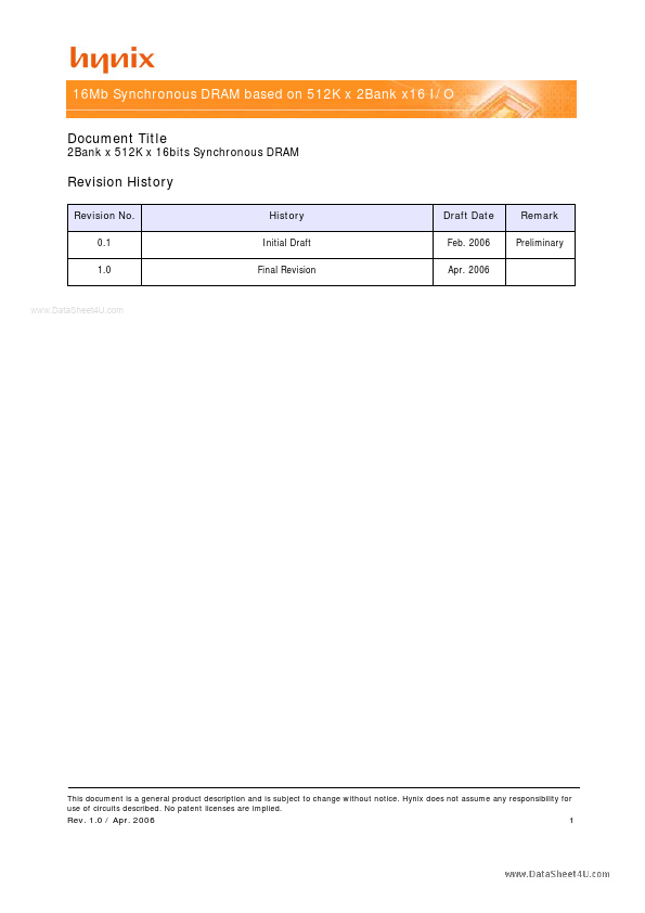 HY57V161610FT-7