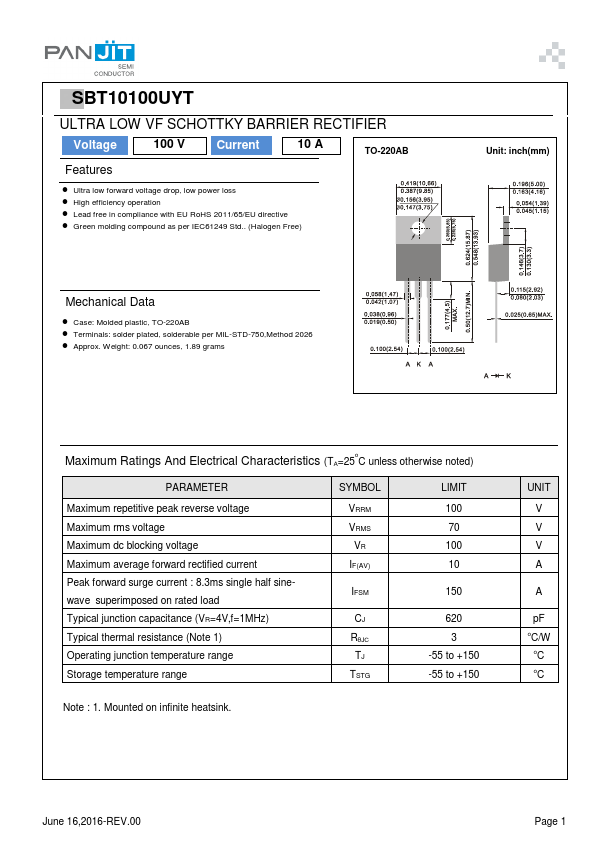 SBT10100UYT