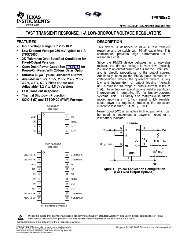 TPS76801QDR