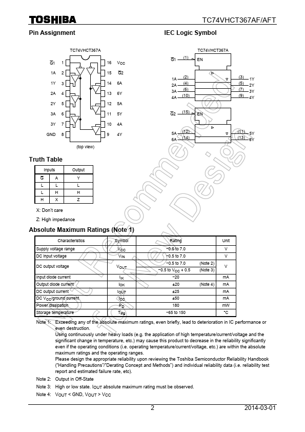 TC74VHCT367AFT