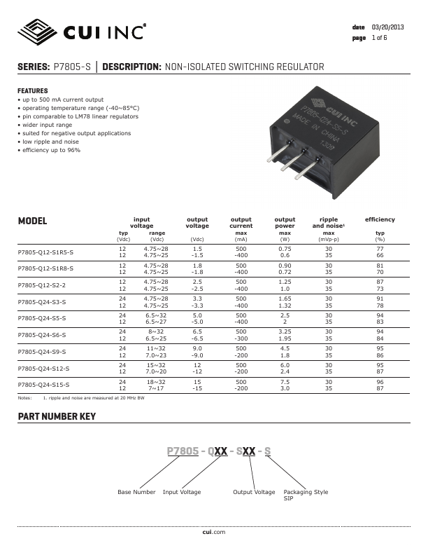 P7805-Q12-S1R8-S