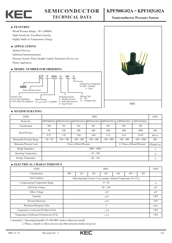 KPF101G02A