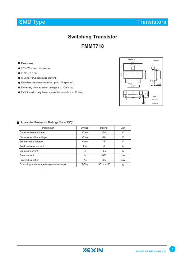 FMMT718