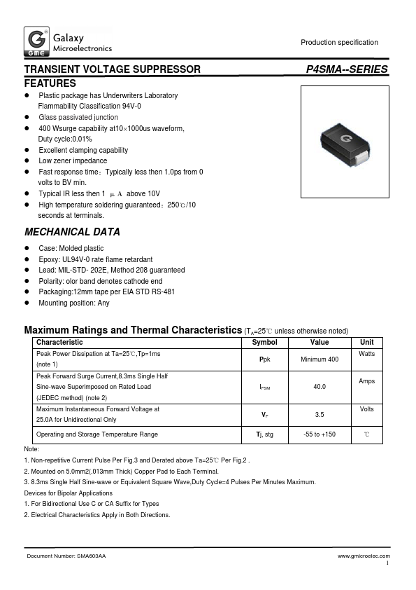 P4SMA170CA