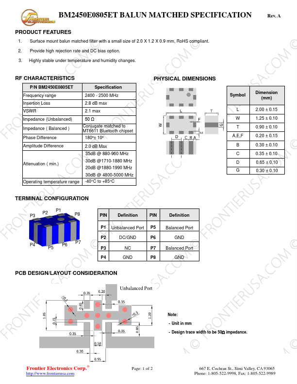 BM2450E0805ET