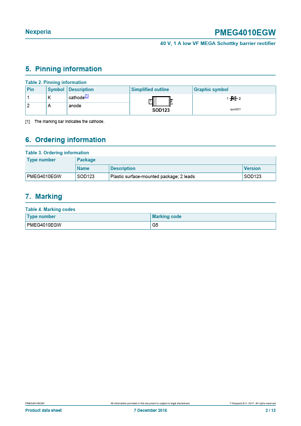 PMEG4010EGW