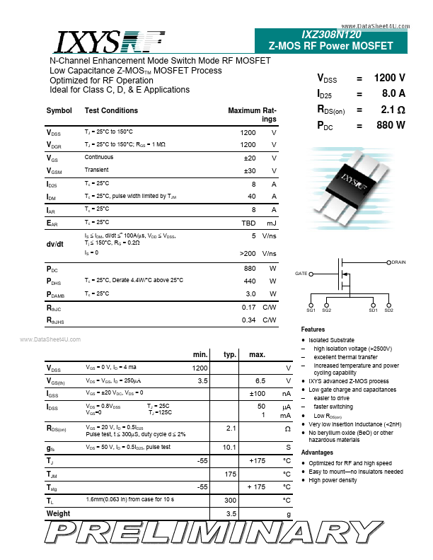 IXZ308N120